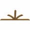 Ekena Millwork Richland Rough Sawn Timber Gable Bracket, Western Red Cedar, 108"W x 49"H x 2"D x 6"F, 11/12 Pitch GBW108X49X0206RIC00RWR - alternate 4
